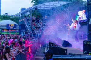 Jess King performs at Central Park Summerstage for Planet Pride in 2024.