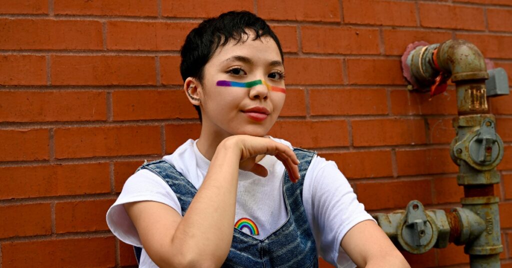 queer folks at Pride celebration