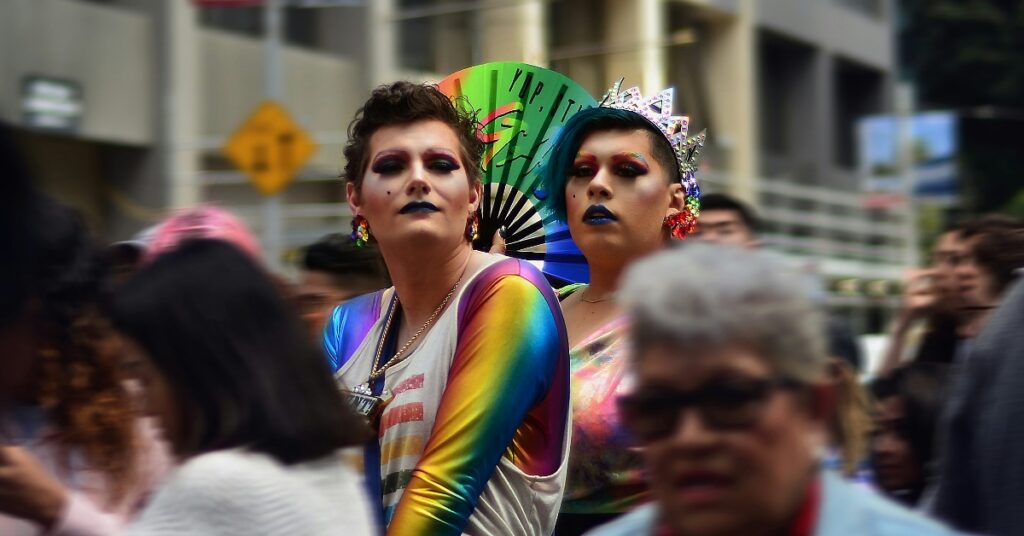 queer folks at parade